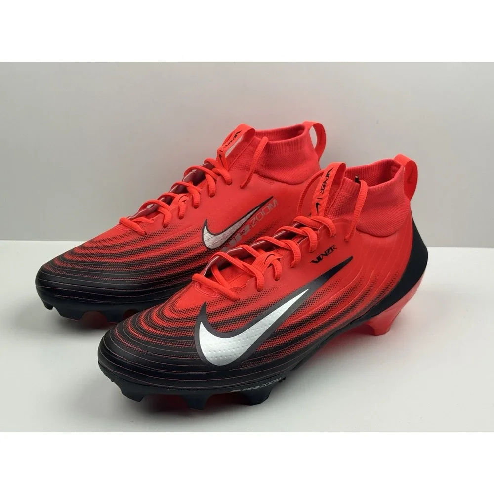 Nike Zoom Vapor Pro 1 NRG Football Cleats Men's Sz 8.5 Crimson/Black HF9409-600